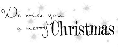 We wish you a Merry Christmas.Text.Victoriabea - kostenlos png