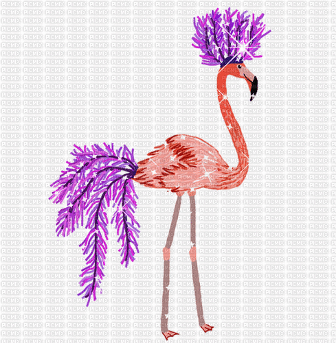 Flamingos - GIF animado gratis