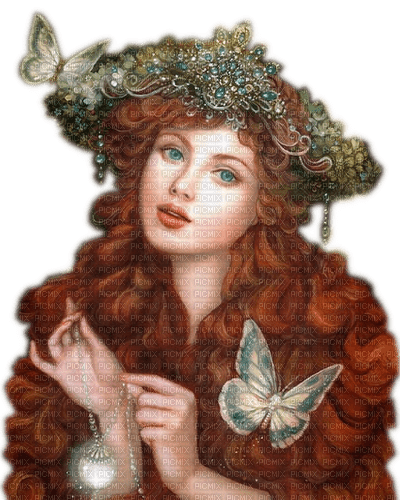 Rena Woman Autumn Herbst Fantasy - δωρεάν png