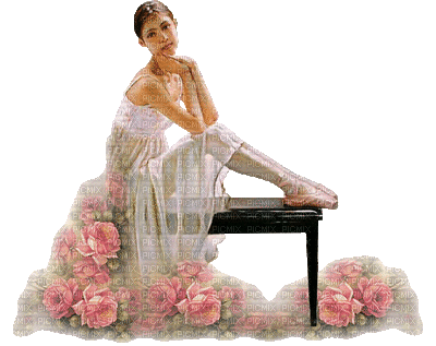 femme woman frau beauty ballett ballet - GIF animate gratis