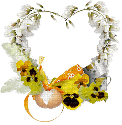 Kaz_Creations Deco Scrap Flowers Frame - PNG gratuit