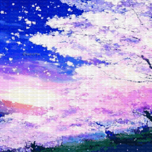 background japan anime landscape (creds to owner) - Darmowy animowany GIF