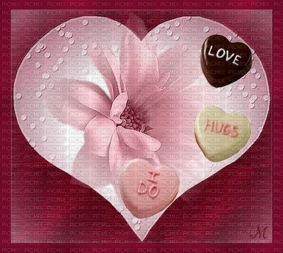 bg-rosa-hjärtan -text-valentine - gratis png