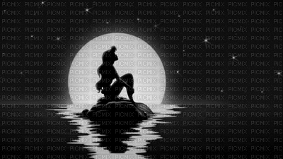 cita con la luna - Animovaný GIF zadarmo