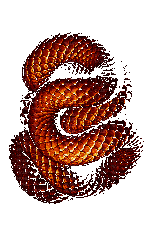 змея - GIF animado gratis