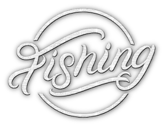 soave text fishing white - gratis png