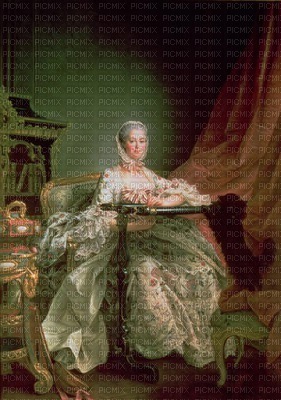 1763 Madame de Pompadour last painting - ücretsiz png