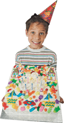 Kaz_Creations Baby Enfant Child Boy Birthday Cake - png gratis