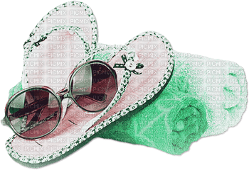 soave deco summer beach sunglasses flip flop pink - ilmainen png