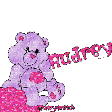 First name Audrey - Ingyenes animált GIF