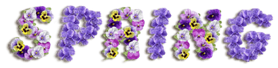 Kaz_Creations Spring Text - 免费PNG