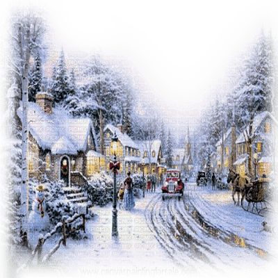pueblo navidad  invierno  dubravka4 - Free PNG