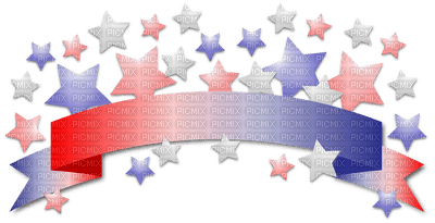 Kaz_Creations Stars Banner Deco Colours - 無料png