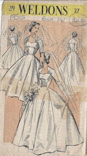 Vintage Wedding Dresses - gratis png