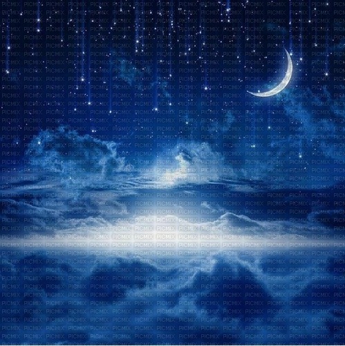 Night Sky w/Moon-RM - png gratis
