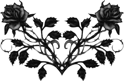 Gothic rose gothique rose - PNG gratuit