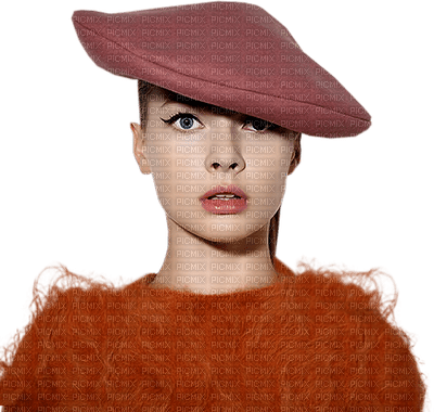 woman beret bp - ücretsiz png