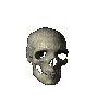 Skull - Ingyenes animált GIF