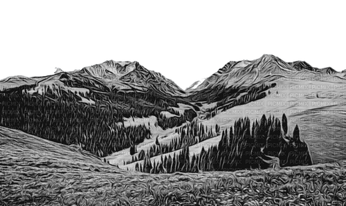 berg mountain montagne гора milla1959 - 免费PNG
