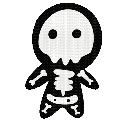 X Ray Halloween - Ingyenes animált GIF