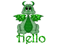 green hello - Free PNG