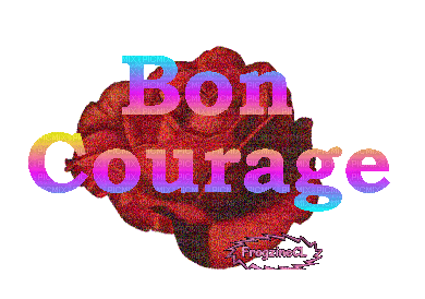 bon courage - 免费动画 GIF