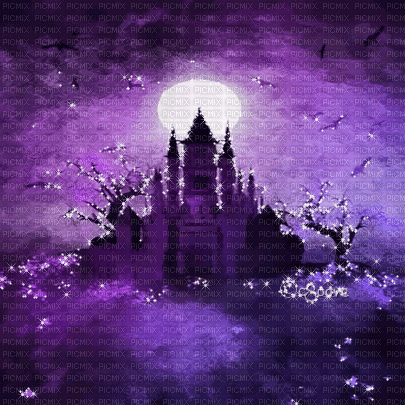 soave background animated fantasy gothic castle - Besplatni animirani GIF