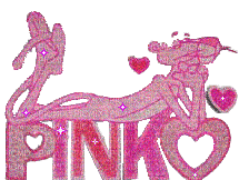pink panther - GIF animado grátis