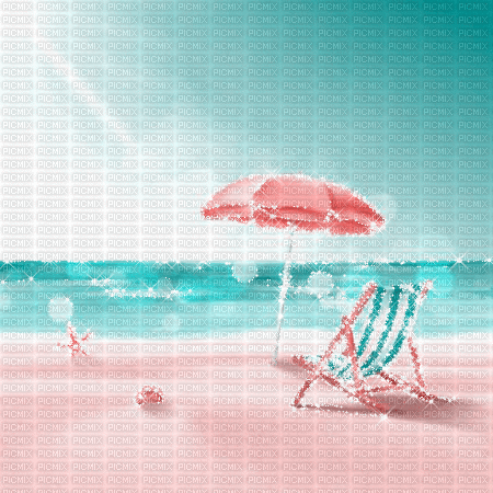 kikkapink summer beach animated background - Ilmainen animoitu GIF