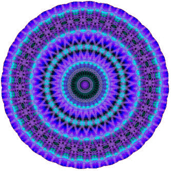 ..:::Mandala Purple Blue:::.. - PNG gratuit