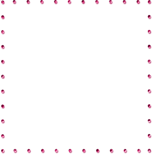 Pink Glitter Beads Frame - 無料png