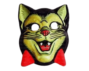 cat mask - zdarma png
