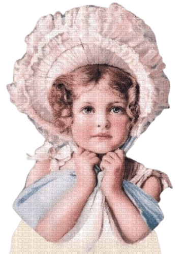 vintage baby girl - 無料png