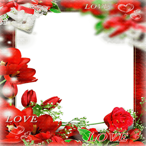 valentine frame by nataliplus - Free PNG