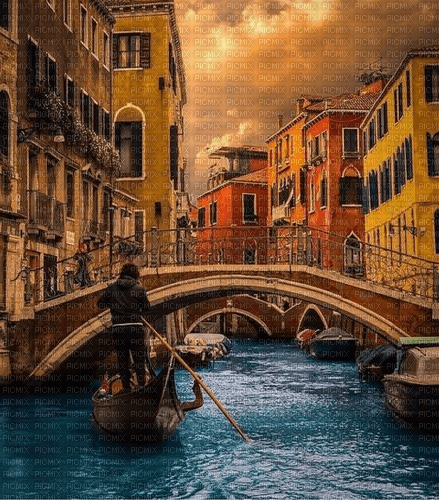 Rena Venedig Hintergrund Abend - gratis png
