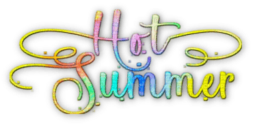 soave text hot summer rainbow - png gratis