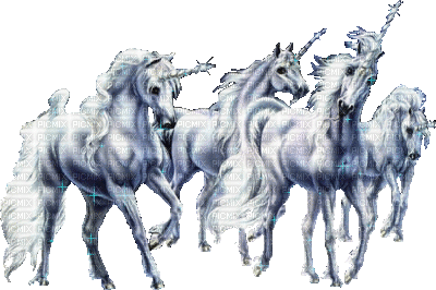 Licornes - Безплатен анимиран GIF
