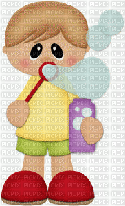 boy with bubble - gratis png