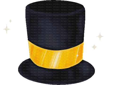 Dress Up Top Hat - Free animated GIF
