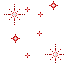 étoiles rouges - Gratis animerad GIF