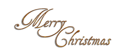 kikkapink text gold merry christmas - PNG gratuit