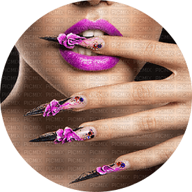 woman finger nails bp - png gratuito