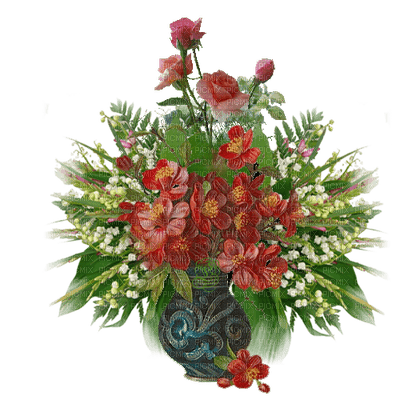 Red Flower Bouquet - besplatni png