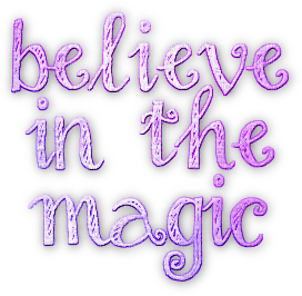 soave text believe magic christmas purple - PNG gratuit