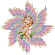 star flower angel - Gratis animerad GIF