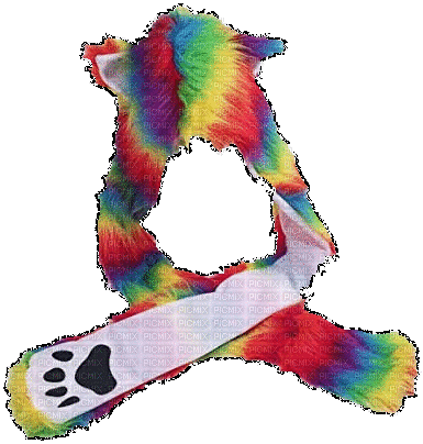 rainbow hat - Besplatni animirani GIF