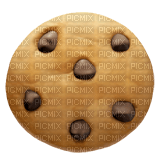Chocolate chip cookie emoji - PNG gratuit