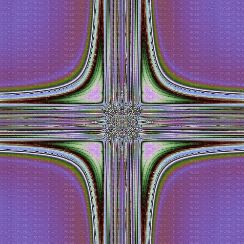 Cross, purple, green, original fractal art, jpg - 無料png