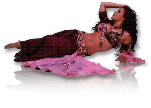 Magenta and pink harem dancer - gratis png