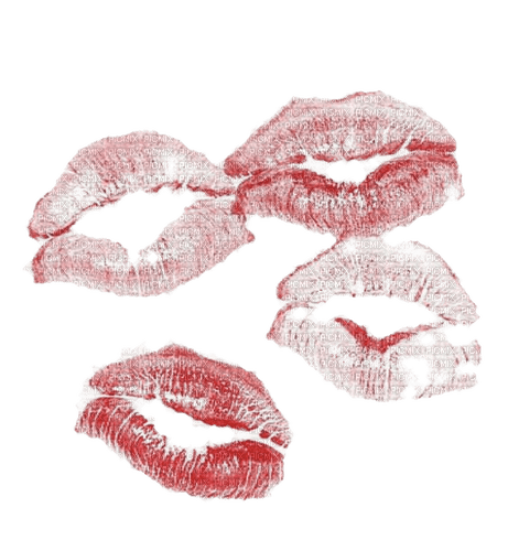 lipstick kisses - PNG gratuit
